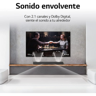 Barra de Sonido Bluetooth LG SP2 100W 2.1 Negra