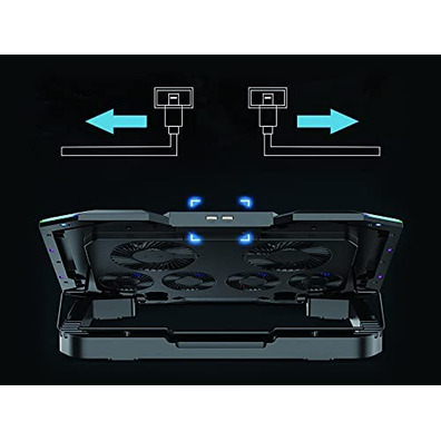 Base de Regekühlación Conceptronic THYIA01B hasta 17 ''