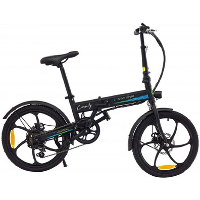 Bicicleta Eléctrica SmartGyro Ebike Crosscity Negro