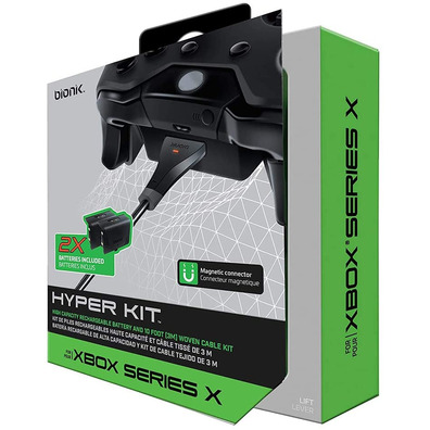 Bionik-Hyper-Kit X (2 baterías de 1200 mAh) Xbox Series X