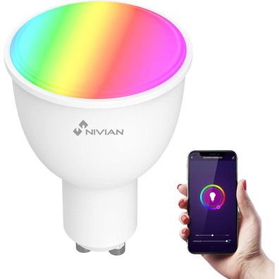 NVS-RGBWBULB-45GU10-W 4.5W GU10