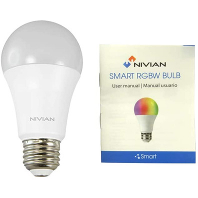 NVS-RGBWBULB-8E27-W 8W E27