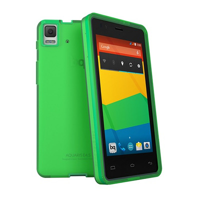 bq Aquaris E5 Gummie Cover Gelb