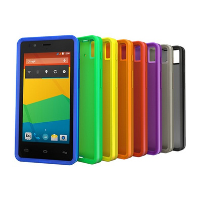 bq Aquaris E4.5 Gummie Cover Orange