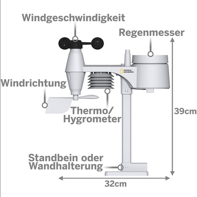 Bresser Centro Meteorológico 5 en 1 National Geographic