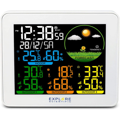 Bresser Explorer Color Wetterstation (3 Sensores)