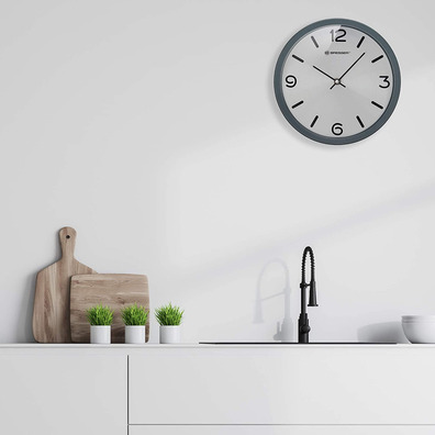 Bresser Reloj de Pared Mytime Edition Silber