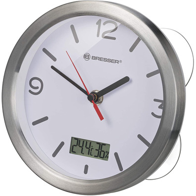 Bresser Reloj Termohigrómetro MyTime Blanco