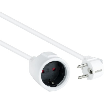 Kabel Alimentación Alargador Nanocable 2m Blanco