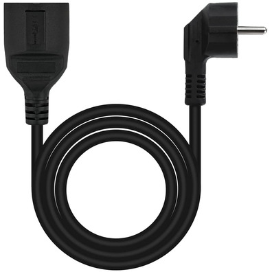 Kabel Alimentación Alargador Nanocable 2m Negro