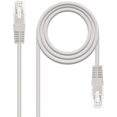 Kabel de Red UTP Cat 5E RJ45 Nanocable 15m Gris