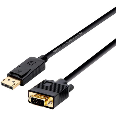 Kabel Displayport M a VGA M Aisens 2M