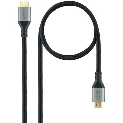 Kabel HDMI 2.1 Nanokable Ultra High Speed 1m Negro