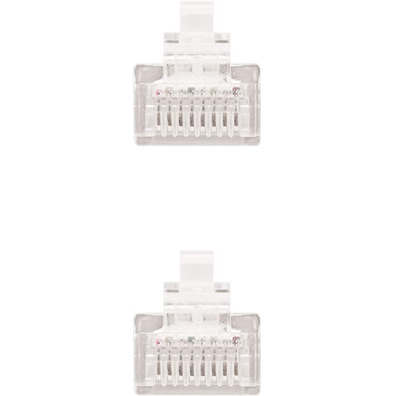 Kabel Rot RJ45 NanoKabel UTP CAT6 10M Gris