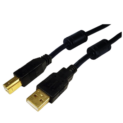 Kabel Nanocable Drucker USB 2.0 HQ Mit Ferritkern