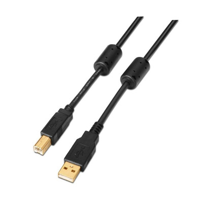 Kabel de Impresora USB (A) M 2.0 a USB (B) M Aisens 3M