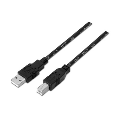 Kabel USB Impresora Aisens A101-0005 USB (M) a USB (M) 1m Negro