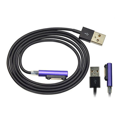 Magnetic Charging Cable USB for Sony Xperia Purple
