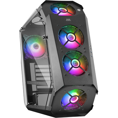 Caja ATX Semitorre Mars Gaming MC51 Schwarz