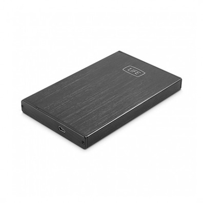 Caja Externa 2.5 '' USB 2.0 SATA 1Life Negro