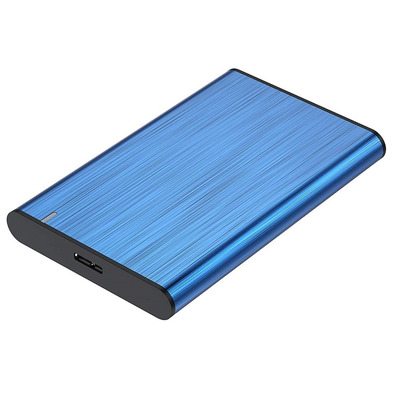 Caja Externa 2.5 '' USB 3.1 SATA Aisens Aluminio Azul ASE-2525BLU