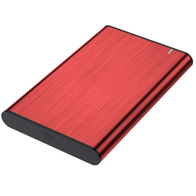 Caja Externa 2.5 '' USB 3.1 SATA Aisens Aluminio Negro ASE-2525RED