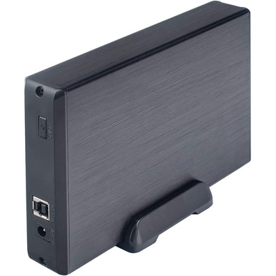 Caja Externa 3.5 '' USB 3.1 AISENS Aluminio Negro