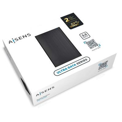 Caja Externa 3.5 '' USB 3.1 SATA Aisens Aluminio Negro ASE-3532B