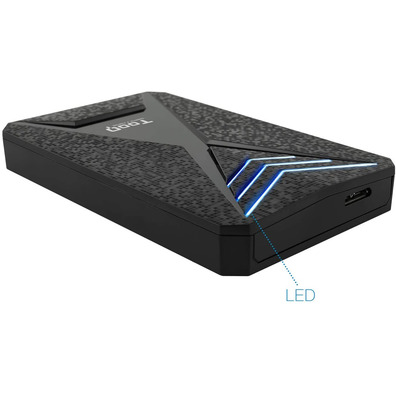 Caja Externa Gaming 2,5 '' SATA USB 3.1 TooQ TQE-2550BL Azul
