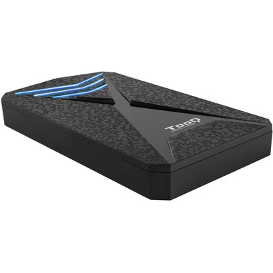 Caja Externa Gaming 2,5 '' SATA USB 3.1 TooQ TQE-2550BL Azul