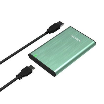 Caja Externa para Disco Duro 2.5 '' Aisens ASE-2525SGN USB 3.0 Verde Primavera