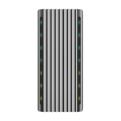 Caja Externa para Disco Duro SSD M2 SATA/NVMe Aisens ASM2-RGB011GR