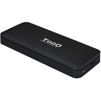 Caja Externa SSD M 2 NVMe PCIe TooQ USB-C LED