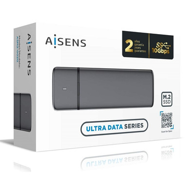 Caja Externa SSD M.2 SATA USB 3.2 AISENS Gris ASM2-002G