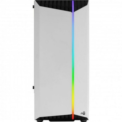 Caja Gaming Semitorre Aerocool Bionic V1 RGB Blanca