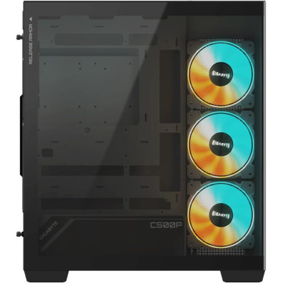 C500 Panoramic Stealth ATX Schwarz