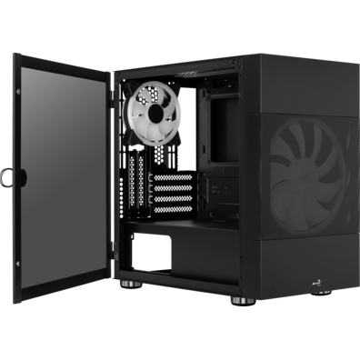 Caja Micro ATX Aerocool Cube Atomic Black