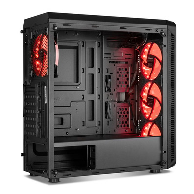 Gehäuse mid tower-ATX NOX Hummer TGM Rainbow RGB