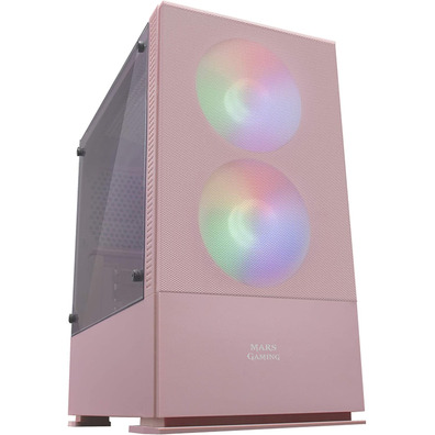 Caja Semitorre Mars Gaming MCZP Pink MicroATX/Mini-ITX