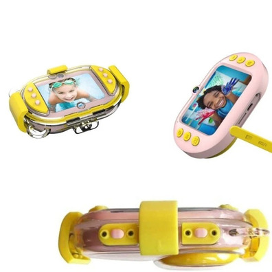 Cámara Digital Deportiva AgfaPhoto Realikids Cam Wasserdicht Rosa