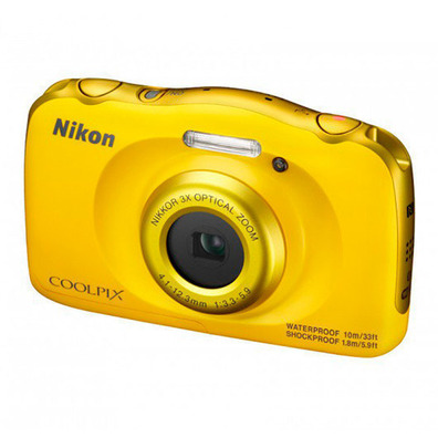 Nikon Submersible Coolpix W100 Yellow + Mochila Kamera