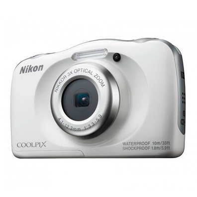Nikon Submersible Coolpix W100 White + Mochila Kamera