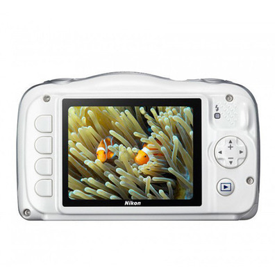 Nikon Submersible Coolpix W100 White + Mochila Kamera