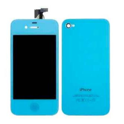 Komplettes Gehäuse iPhone 4S Light Blue