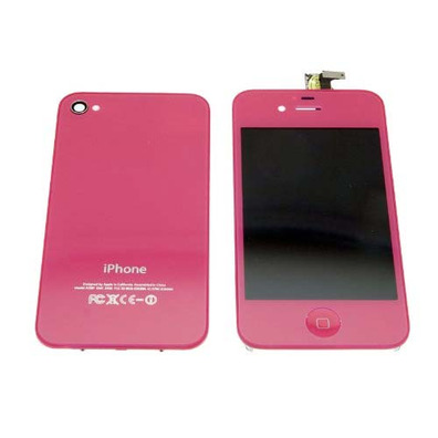 Komplettes Gehäuse iPhone 4S Dark Pink
