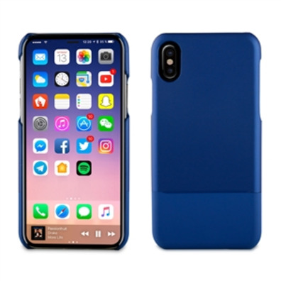 Double Skin PU Blau "Special Edition" Apple iPhone X Muvit
