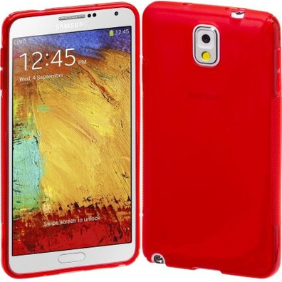 Rubber Case for Samsung Galaxy Note 3 Gelb