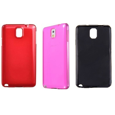 Rubber Case for Samsung Galaxy Note 3 Rot