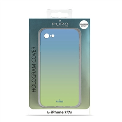 Hologramm Blau Apple iPhone 8 / 7 Puro Gehäuse