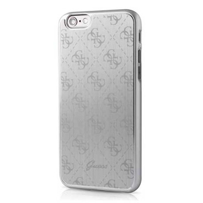Metallic Hard Case Silver Apple iPhone 6/6s Plus Guess